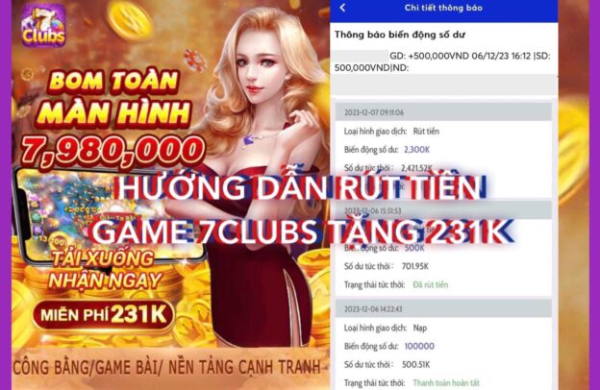 7clubs rút tiền nhanh